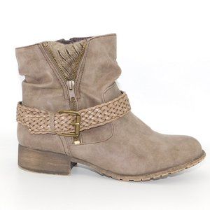 Mudd Western Belted Ankle Boot